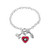 Georgia Bulldogs Bracelet Charmed Sport Love Football