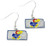 Kansas Jayhawks Earrings State Design