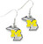 Michigan Wolverines Earrings State Design