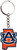 Auburn Tigers Keychain State Design