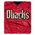 Arizona Diamondbacks Blanket 50x60 Raschel Jersey Design