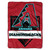 Arizona Diamondbacks Blanket 60x80 Raschel Home Plate Design