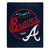 Atlanta Braves Blanket 50x60 Raschel Moonshot Design