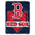 Boston Red Sox Blanket 60x80 Raschel Home Plate Design