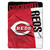 Cincinnati Reds Blanket 60x80 Raschel Strike Design