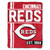 Cincinnati Reds Blanket 46x60 Micro Raschel Walk Off Design Rolled