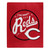 Cincinnati Reds Blanket 50x60 Raschel Moonshot Design
