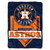 Houston Astros Blanket 60x80 Raschel Home Plate Design