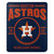 Houston Astros Blanket 50x60 Fleece Southpaw Design