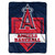 Los Angeles Angels Blanket 60x80 Raschel Home Plate Design