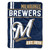 Milwaukee Brewers Blanket 46x60 Micro Raschel Walk Off Design Rolled