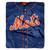 New York Mets Blanket 50x60 Raschel Jersey Design