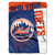 New York Mets Blanket 60x80 Raschel Strike Design
