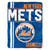 New York Mets Blanket 46x60 Micro Raschel Walk Off Design Rolled