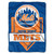 New York Mets Blanket 60x80 Raschel Home Plate