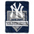 New York Yankees Blanket 60x80 Raschel Home Plate Design