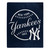 New York Yankees Blanket 50x60 Raschel Moonshot Design