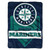 Seattle Mariners Blanket 60x80 Raschel Home Plate Design