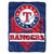 Texas Rangers Blanket 60x80 Raschel Home Plate Design