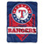 Texas Rangers Blanket 60x80 Raschel Home Plate Design