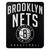 Brooklyn Nets Blanket 50x60 Fleece Lay Up Design