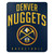 Denver Nuggets Blanket 50x60 Fleece Lay Up Design