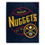 Denver Nuggets Blanket 50x60 Raschel Blacktop Design