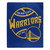 Golden State Warriors Blanket 50x60 Raschel Blacktop Design