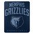 Memphis Grizzlies Blanket 50x60 Fleece Lay Up Design Special Order