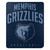 Memphis Grizzlies Blanket 50x60 Fleece Lay Up Design