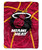 Miami Heat Blanket 60x80 Raschel Shadow Play Design