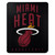 Miami Heat Blanket 50x60 Fleece Lay Up Design