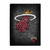 Miami Heat Blanket 60x80 Raschel Street Design