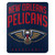 New Orleans Pelicans Blanket 50x60 Fleece Layup Design