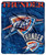 Oklahoma City Thunder Blanket 50x60 Raschel Drop Down Design