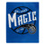 Orlando Magic Blanket 50x60 Raschel Blacktop Design