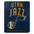 Utah Jazz Blanket 50x60 Fleece Lay Up Design