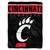 Cincinnati Bearcats Blanket 60x80 Raschel Basic Design
