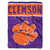Clemson Tigers Blanket 60x80 Raschel Basic Design