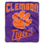 Clemson Tigers Blanket 50x60 Raschel Alumni Design