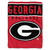 Georgia Bulldogs Blanket 60x80 Raschel Basic Design