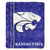 Kansas State Wildcats Blanket 50x60 Sherpa Jersey Design