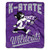 Kansas State Wildcats Blanket 50x60 Raschel Alumni Design