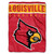 Louisville Cardinals Blanket 60x80 Raschel Basic Design