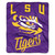 LSU Tigers Blanket 50x60 Raschel Alumni Design