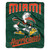 Miami Hurricanes Blanket 50x60 Raschel Alumni Design