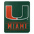 Miami Hurricanes Blanket 50x60 Fleece Control Design