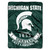 Michigan State Spartans Blanket 60x80 Raschel Rebel Design