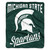 Michigan State Spartans Blanket 50x60 Raschel Alumni Design