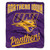Northern Iowa Panthers Blanket 50x60 Raschel Alumni Design